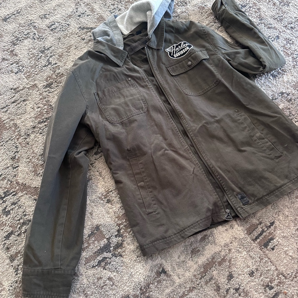 Harley-Davidson Brown Jacket with Logo